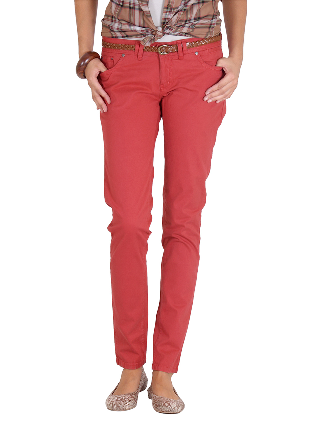 Red Trousers Women
