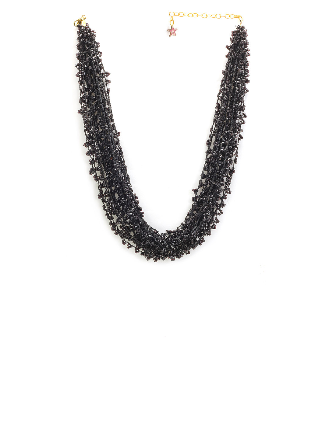 Black Beads Necklace