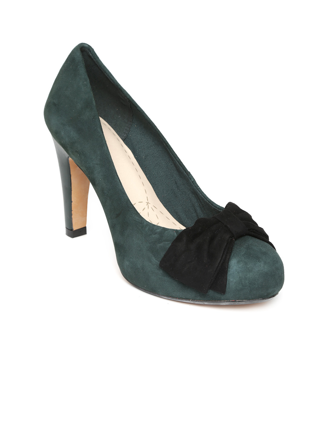 clarks green heels