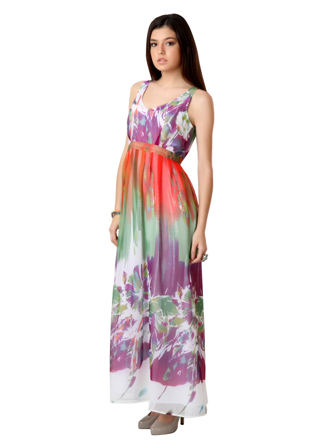 multi coloured dress