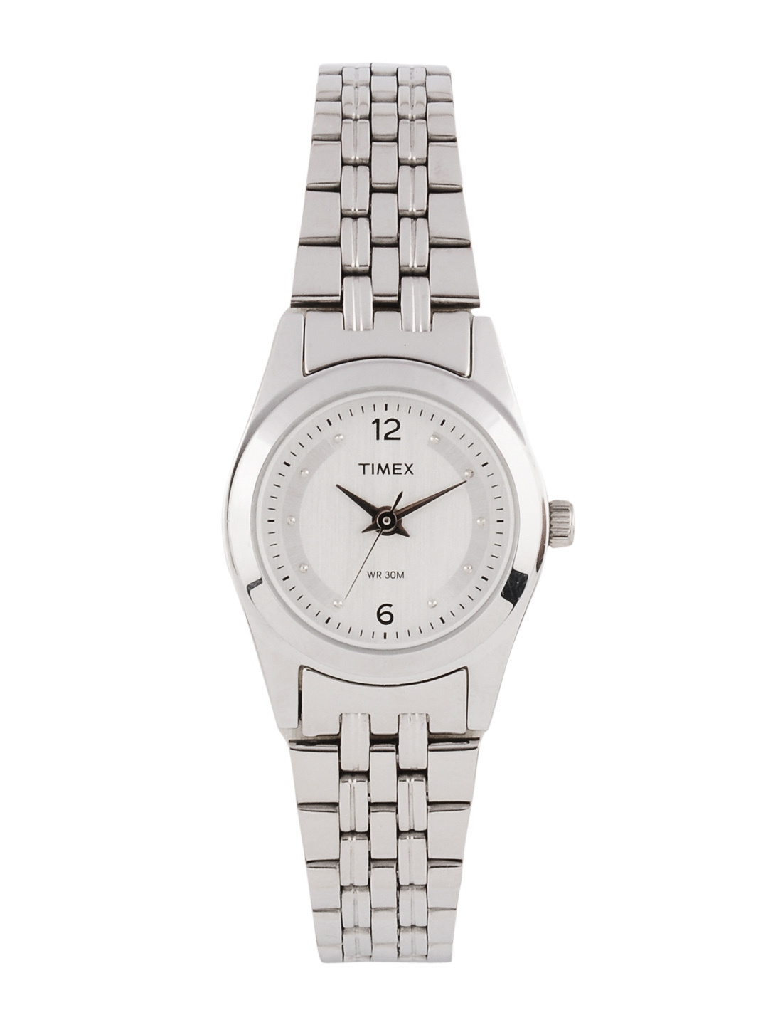 timex silver watch