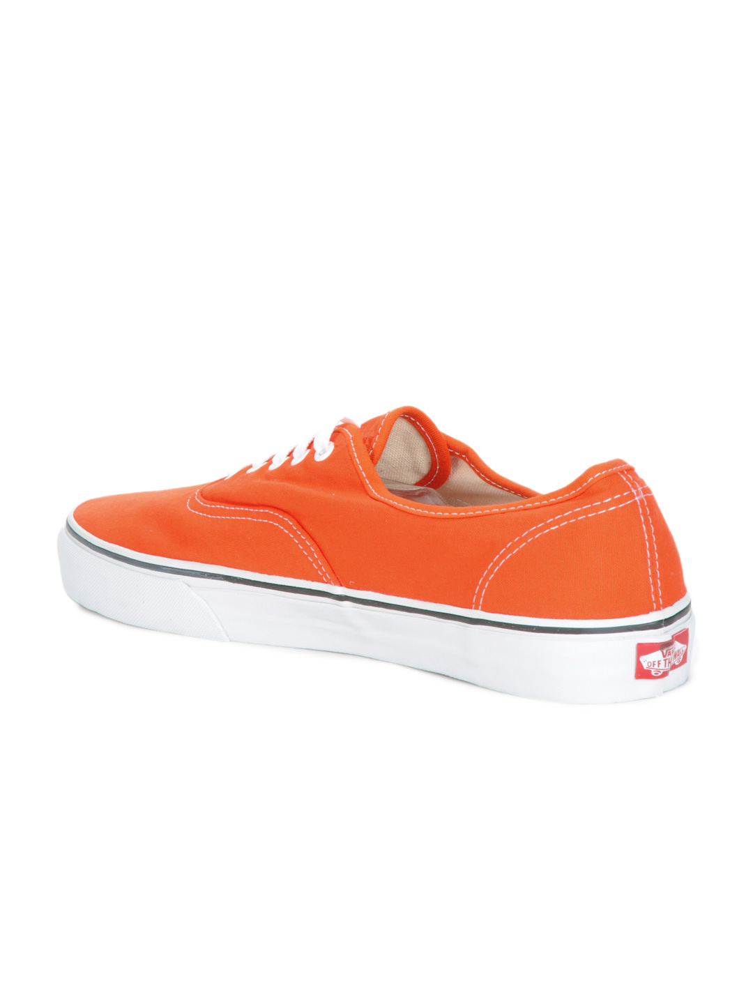 Orange Vans Authentic